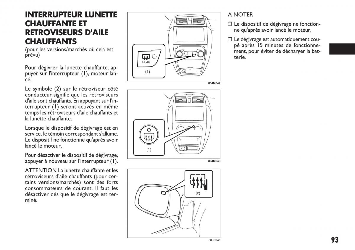 Fiat Sedici manuel du proprietaire / page 94