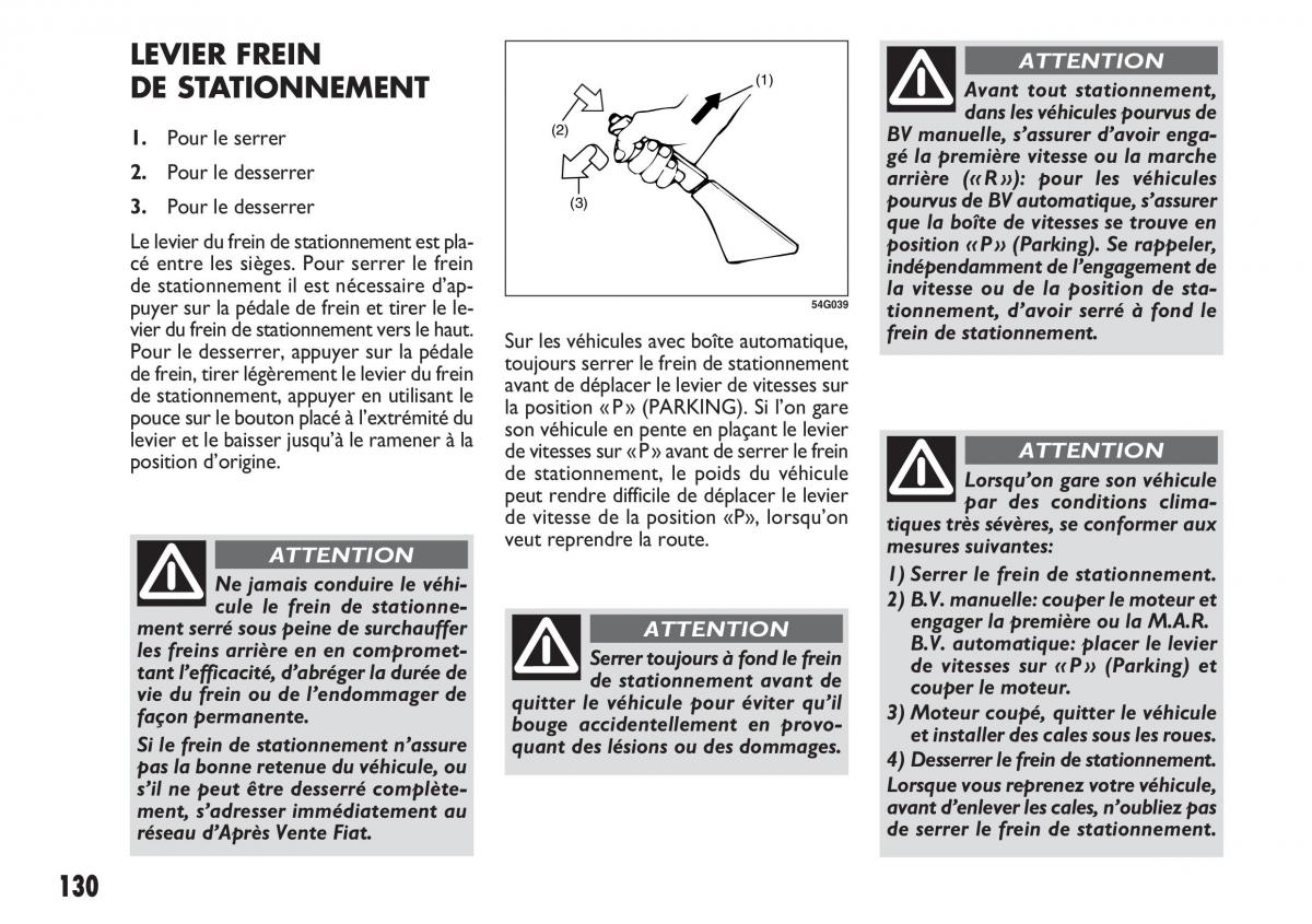 Fiat Sedici manuel du proprietaire / page 131