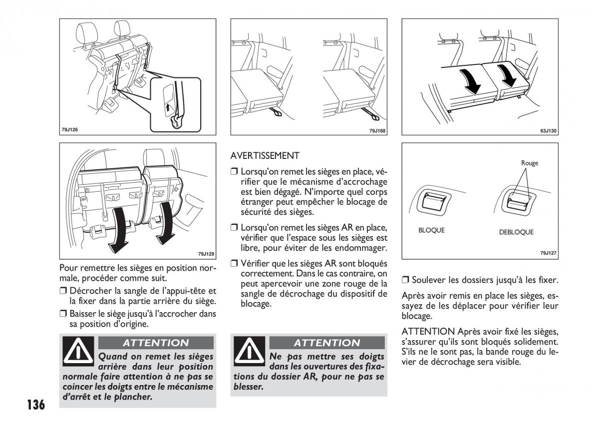 Fiat Sedici manuel du proprietaire / page 137