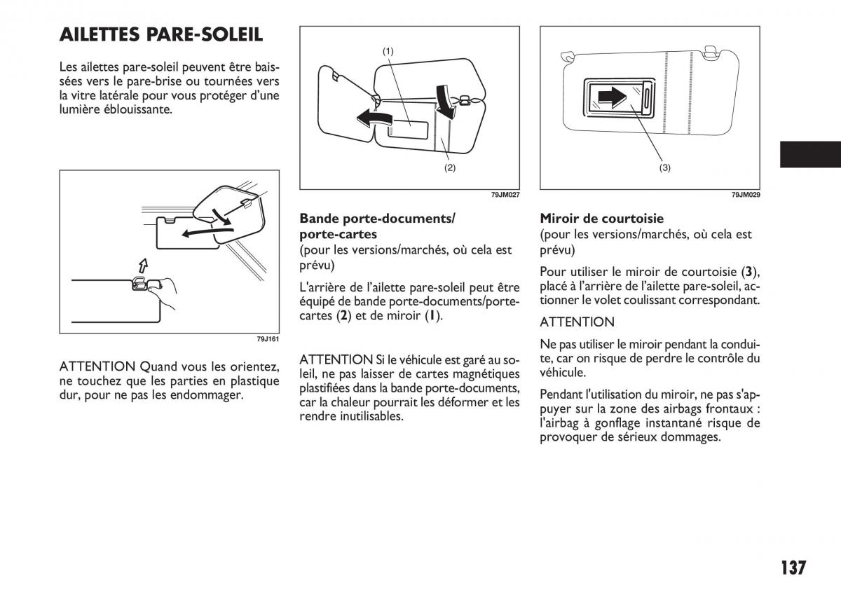 Fiat Sedici manuel du proprietaire / page 138