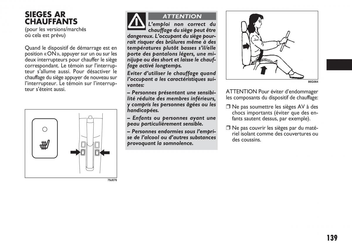 Fiat Sedici manuel du proprietaire / page 140