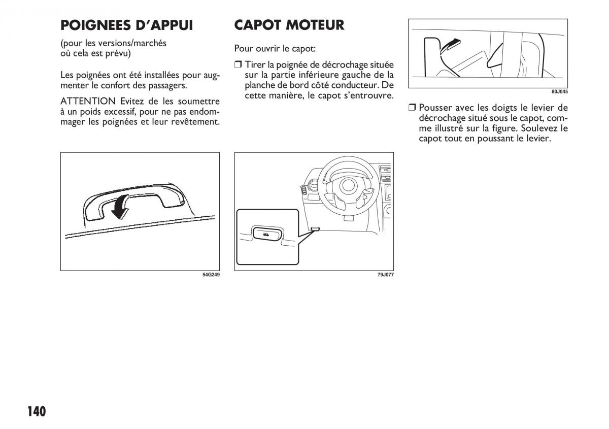 Fiat Sedici manuel du proprietaire / page 141