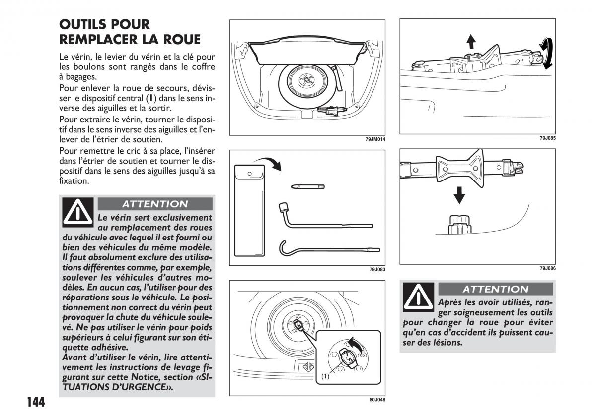 Fiat Sedici manuel du proprietaire / page 145