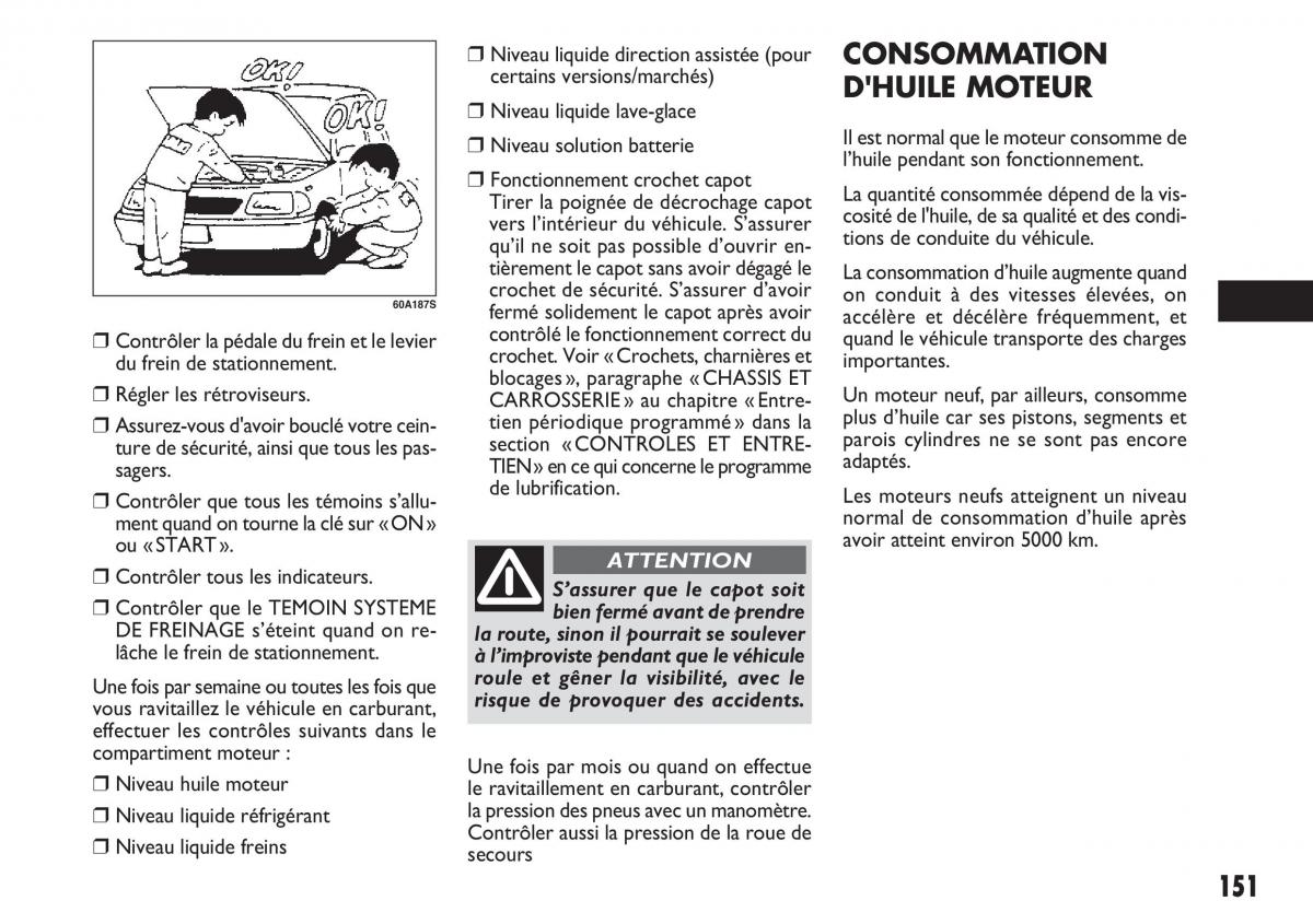 Fiat Sedici manuel du proprietaire / page 152