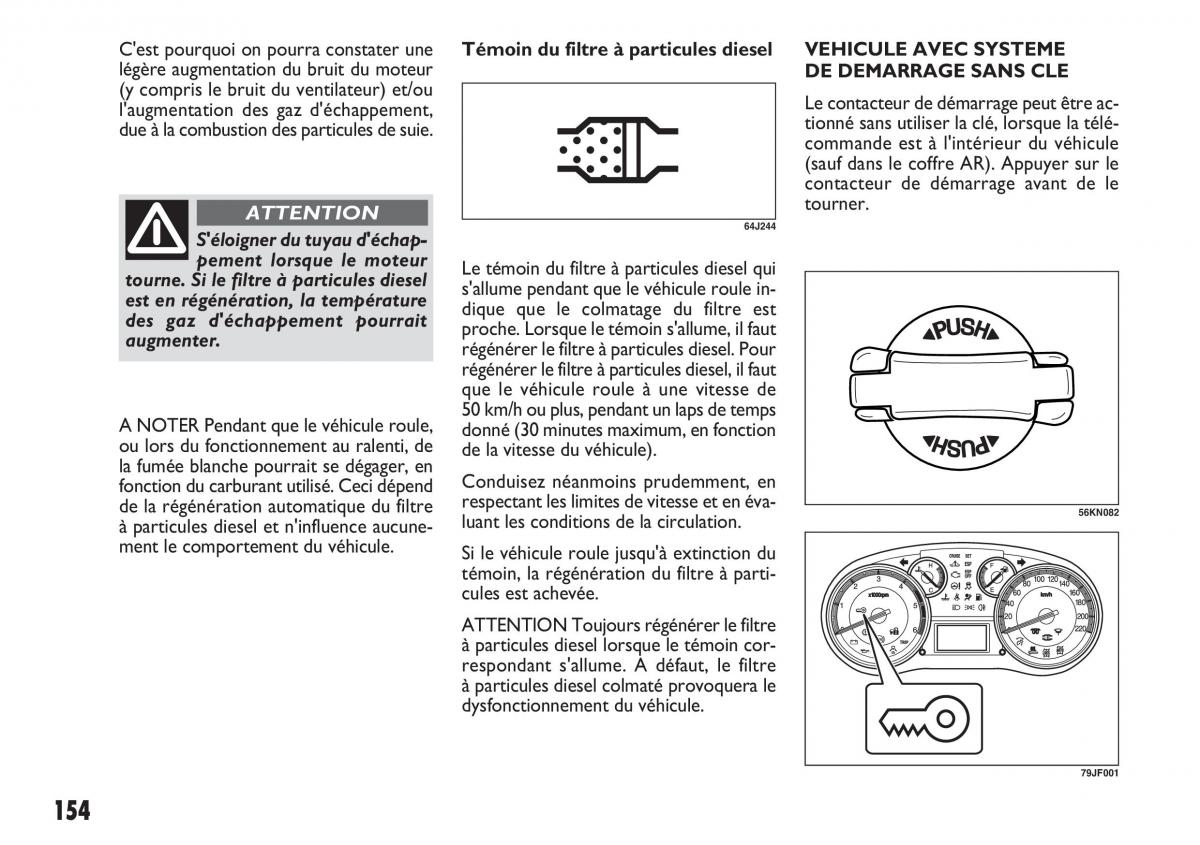 Fiat Sedici manuel du proprietaire / page 155