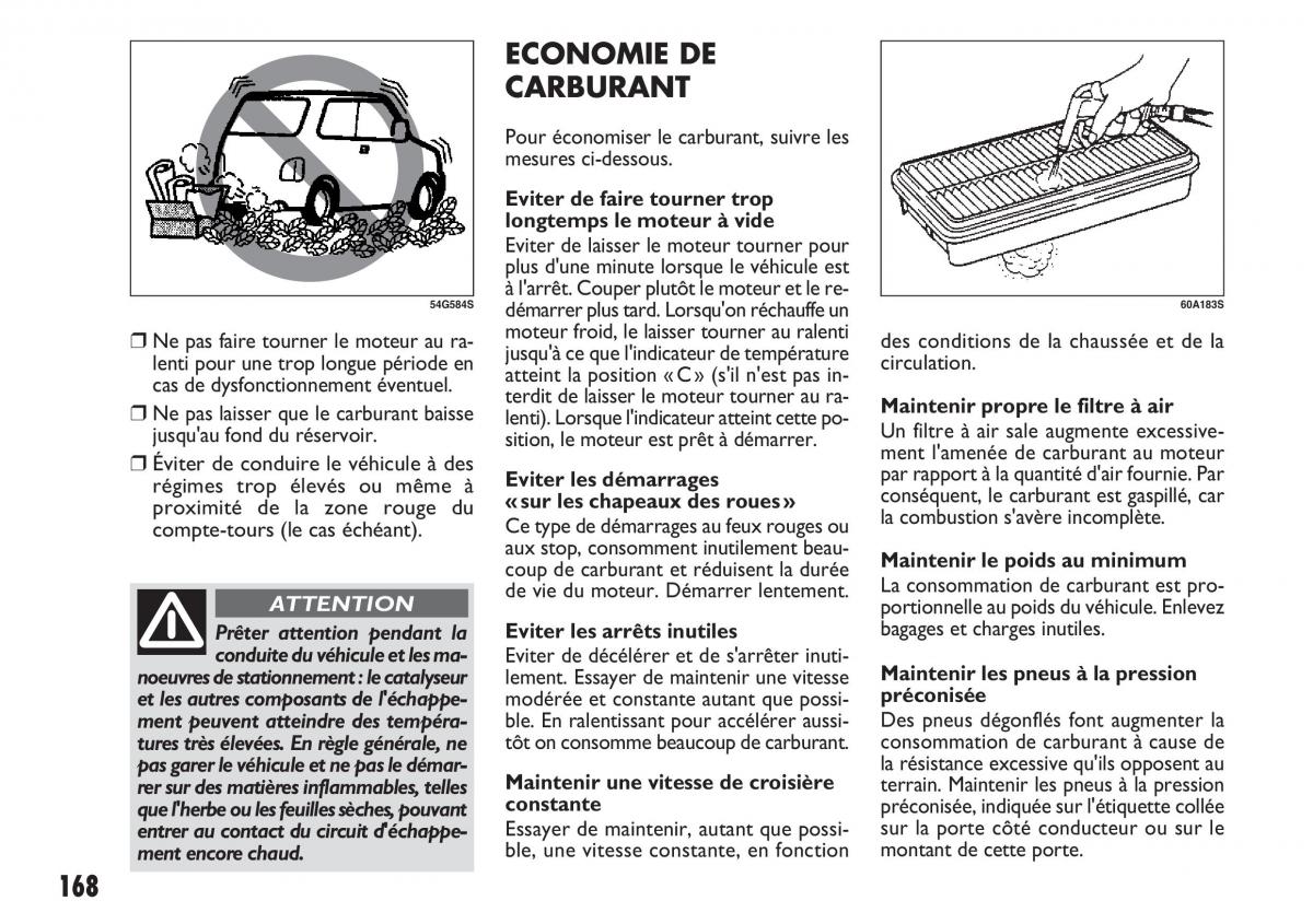 Fiat Sedici manuel du proprietaire / page 169