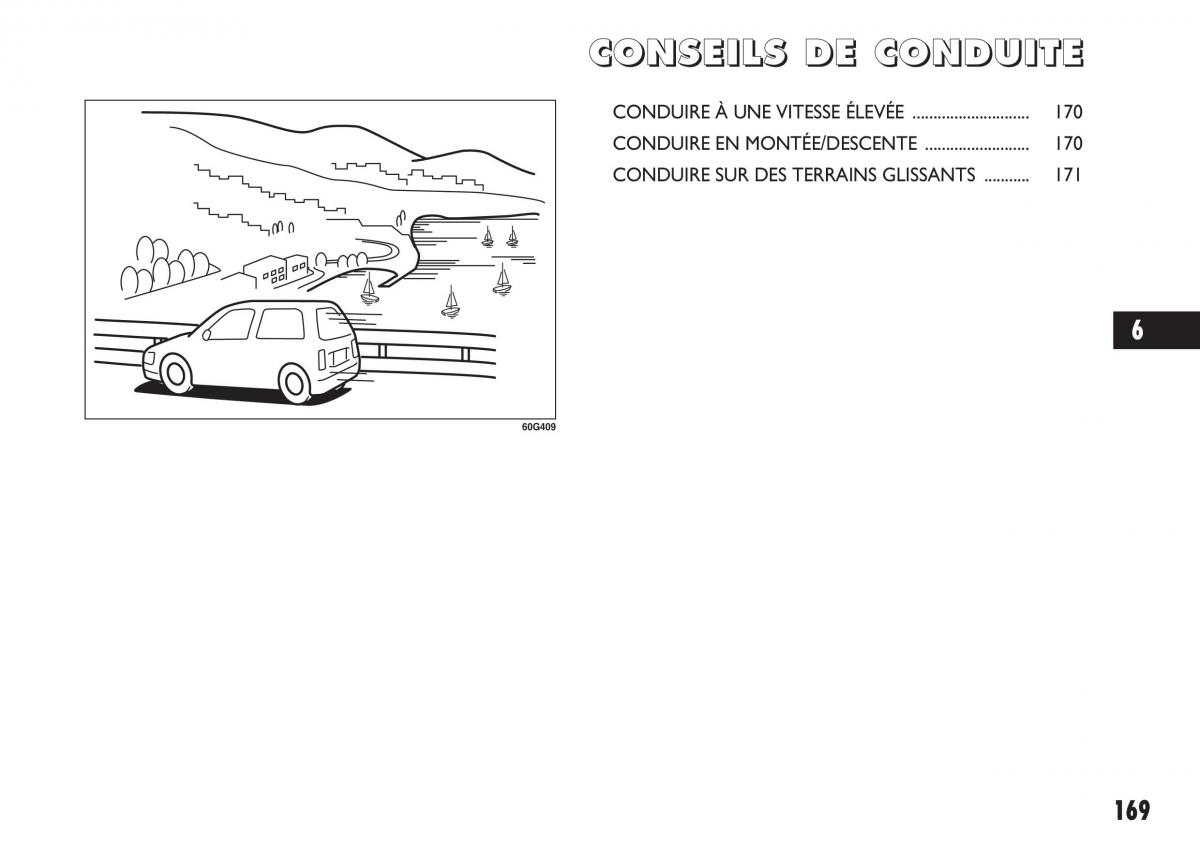 Fiat Sedici manuel du proprietaire / page 170