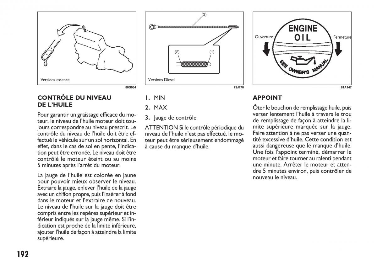 Fiat Sedici manuel du proprietaire / page 193