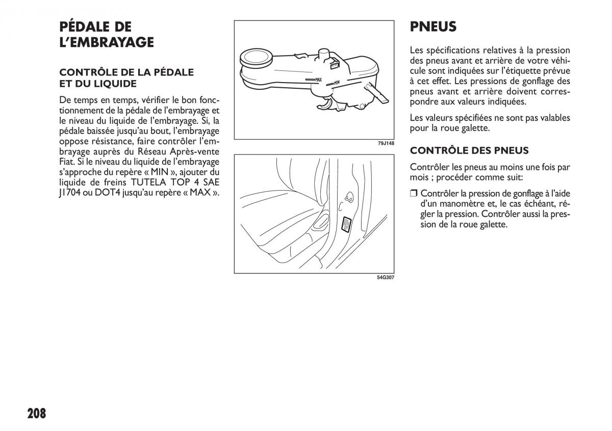 Fiat Sedici manuel du proprietaire / page 209