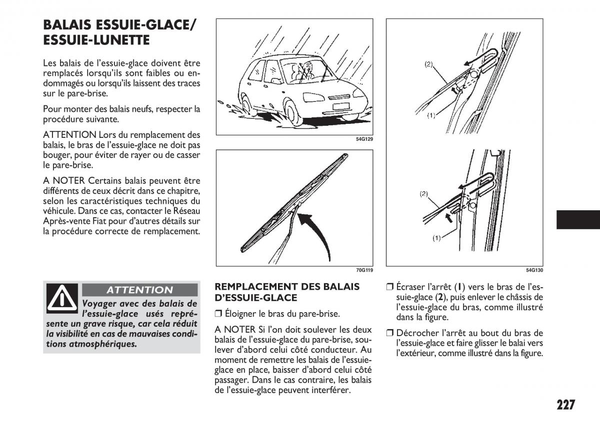 Fiat Sedici manuel du proprietaire / page 228