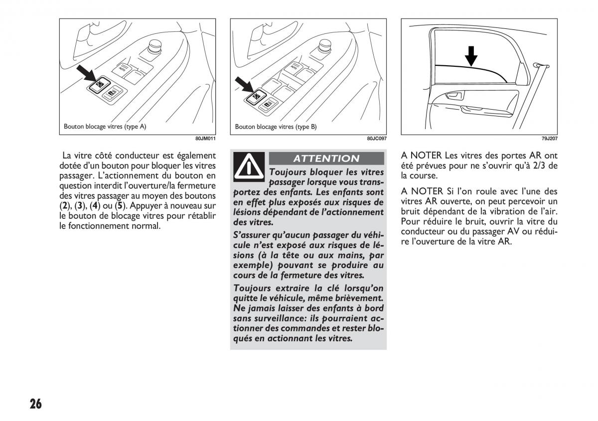 Fiat Sedici manuel du proprietaire / page 27