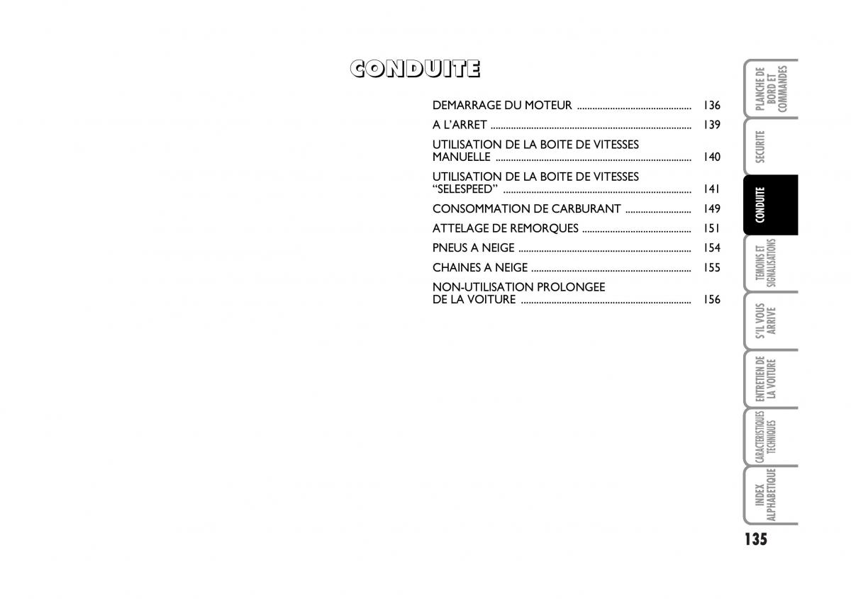 Fiat Stilo manuel du proprietaire / page 136