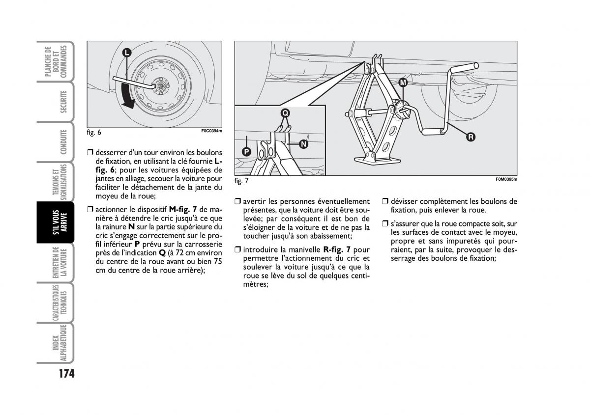 Fiat Stilo manuel du proprietaire / page 175