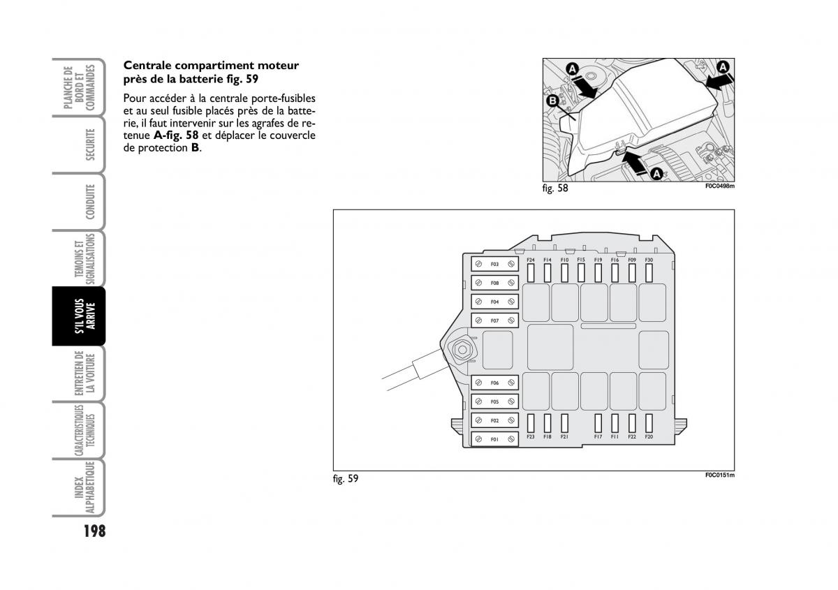 Fiat Stilo manuel du proprietaire / page 199