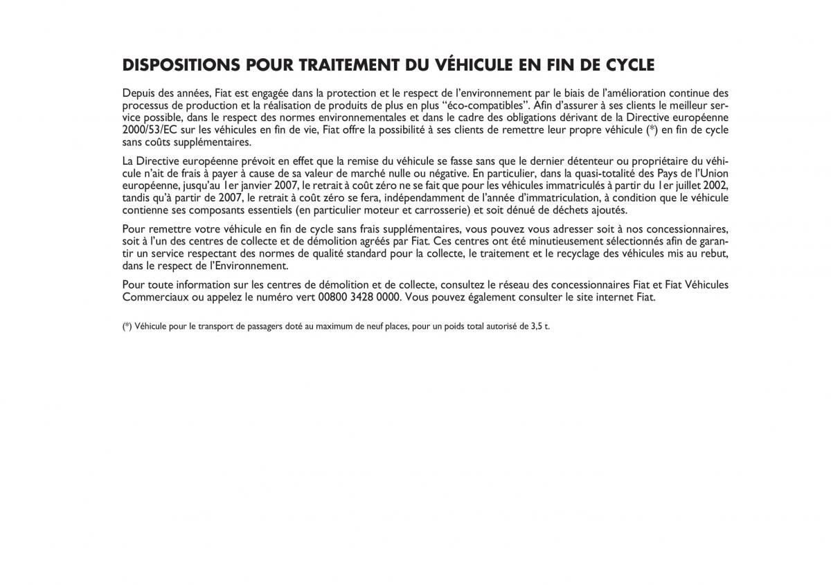 Fiat Stilo manuel du proprietaire / page 269