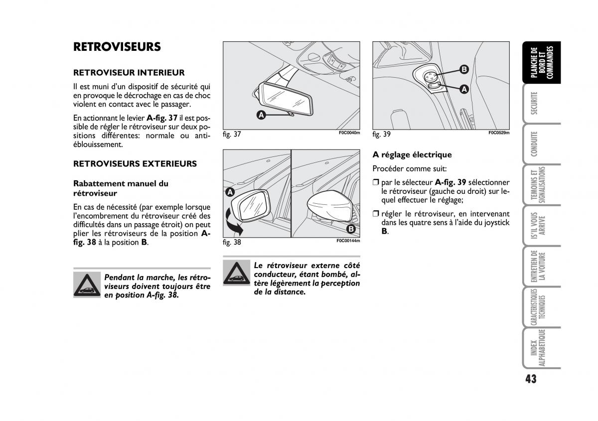 Fiat Stilo manuel du proprietaire / page 44