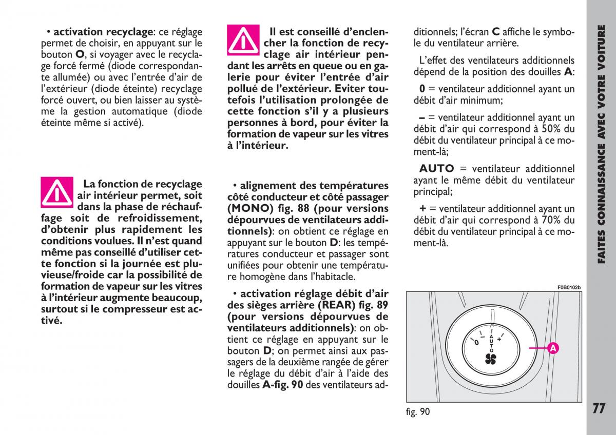 Fiat Ulysse manuel du proprietaire / page 78