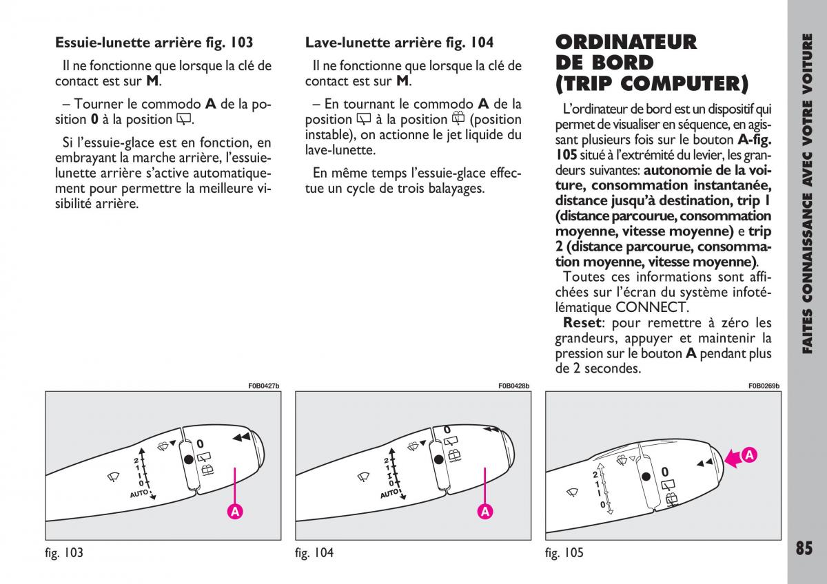 Fiat Ulysse manuel du proprietaire / page 86