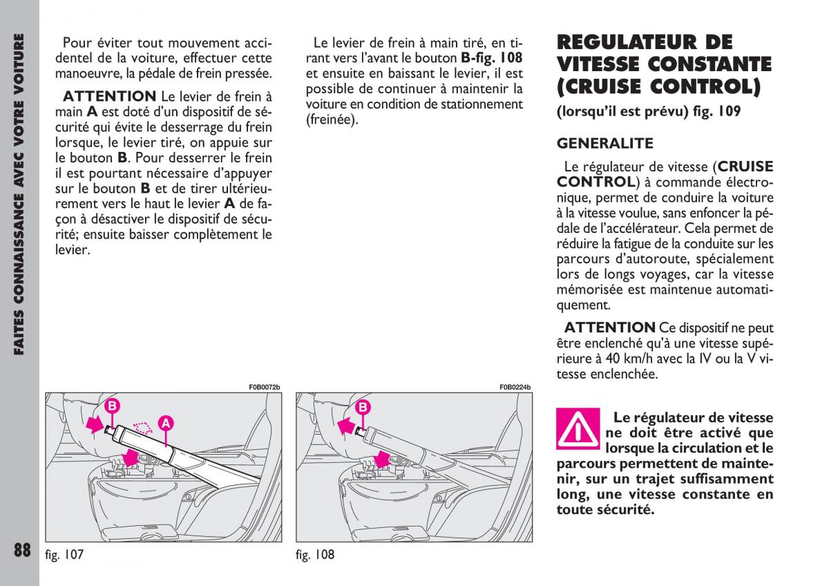 Fiat Ulysse manuel du proprietaire / page 89