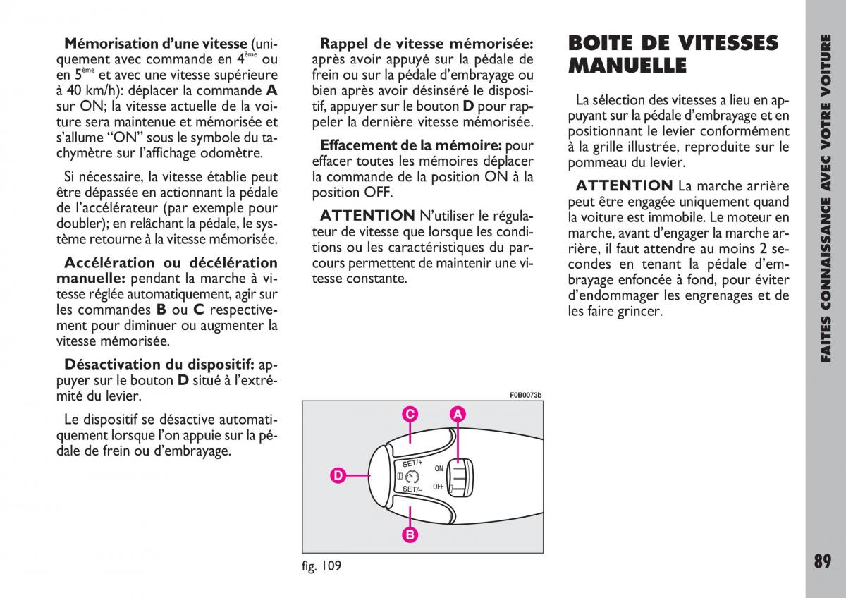 Fiat Ulysse manuel du proprietaire / page 90