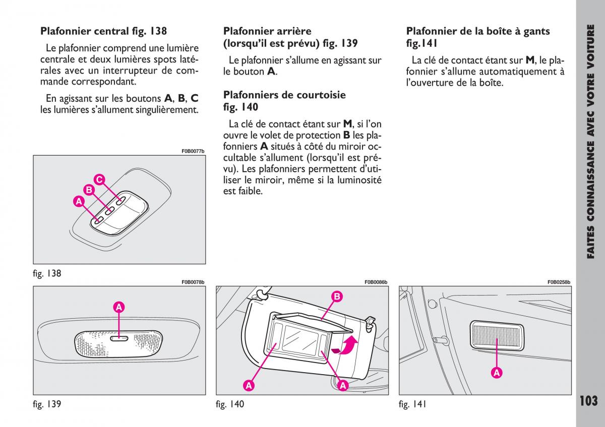 Fiat Ulysse manuel du proprietaire / page 104