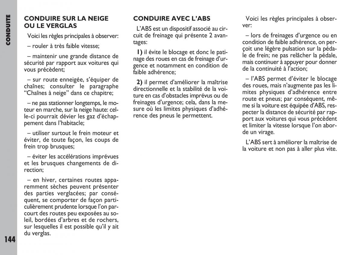 Fiat Ulysse manuel du proprietaire / page 145