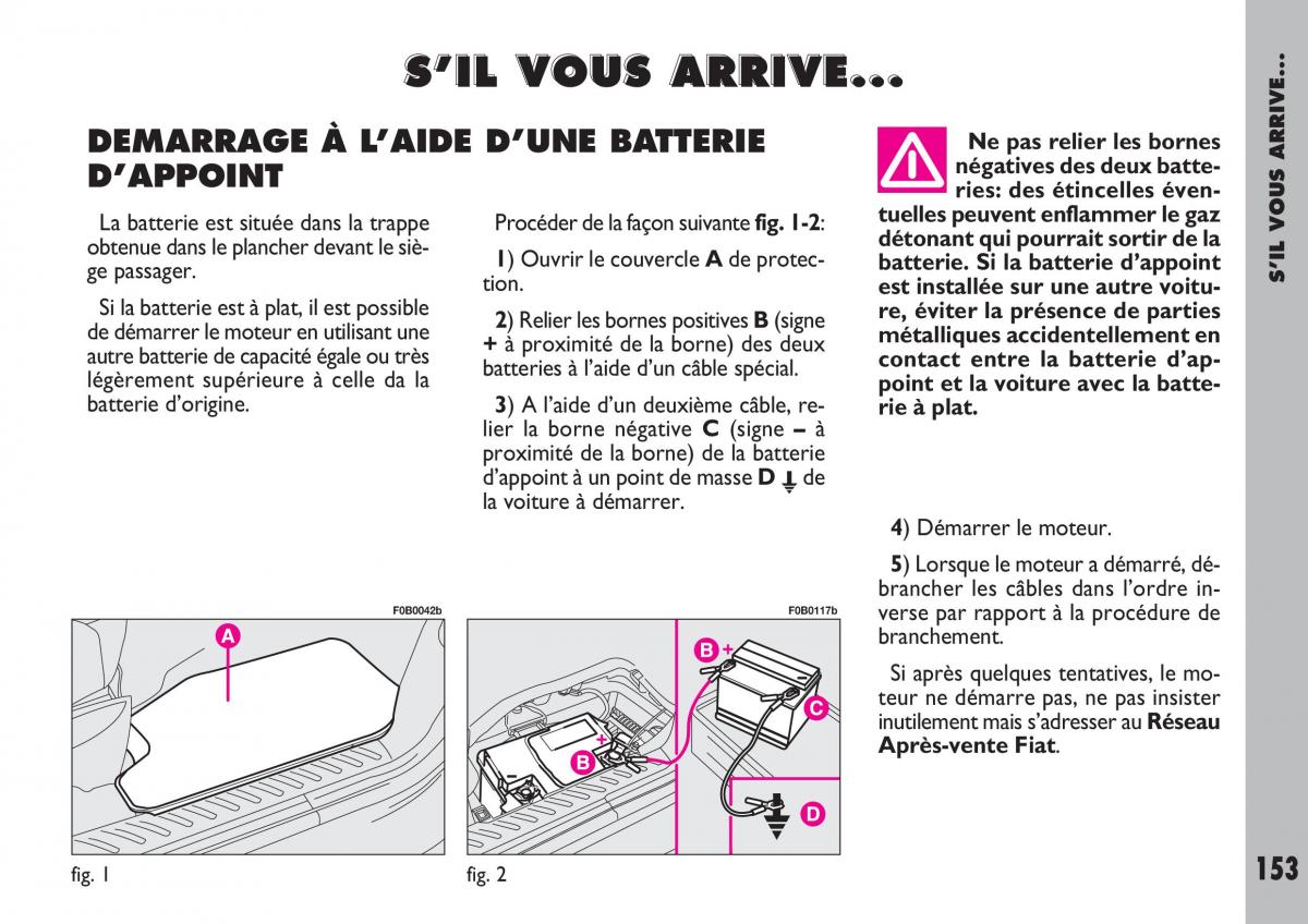 Fiat Ulysse manuel du proprietaire / page 154