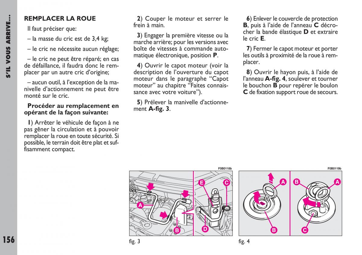 Fiat Ulysse manuel du proprietaire / page 157