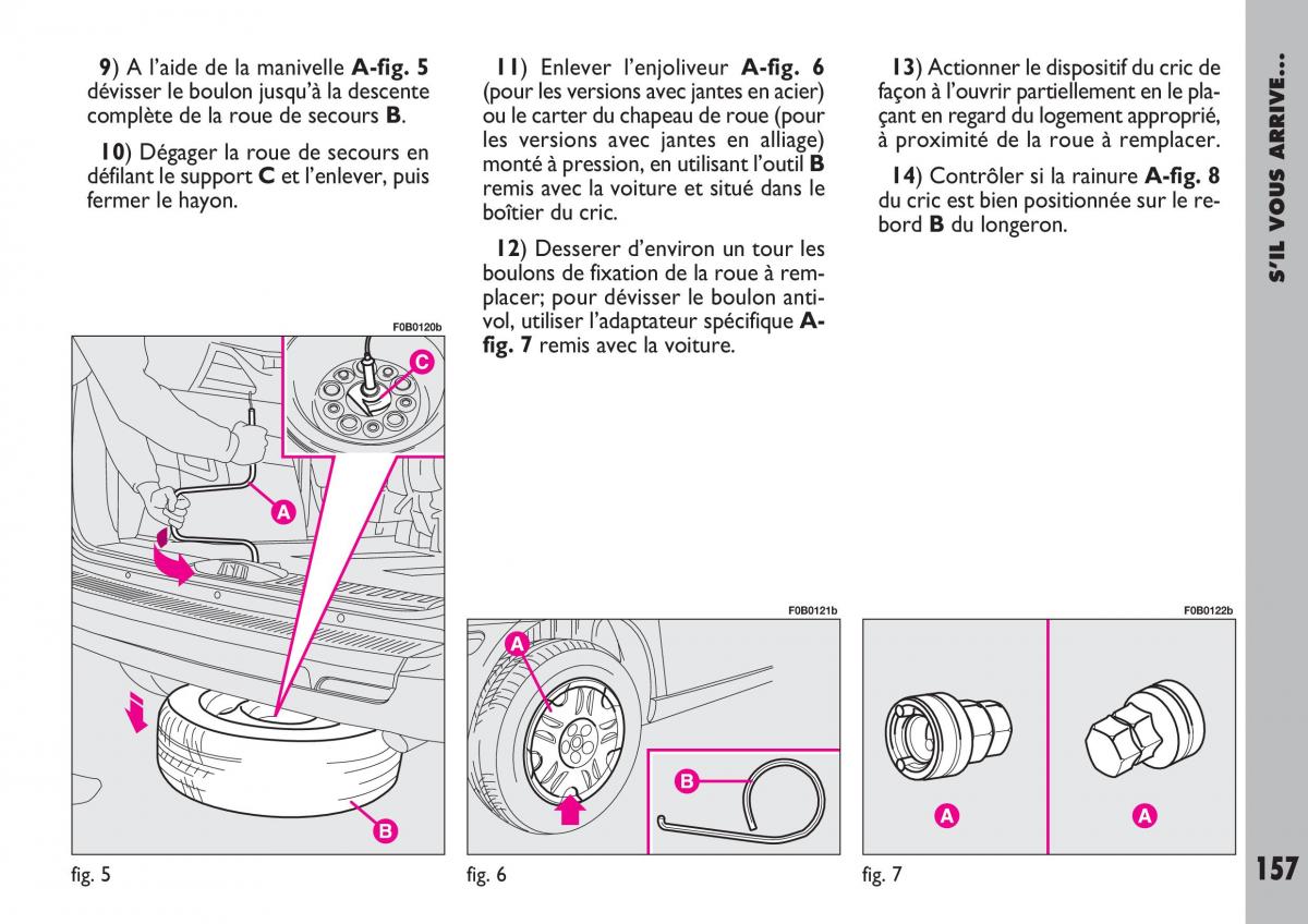 Fiat Ulysse manuel du proprietaire / page 158