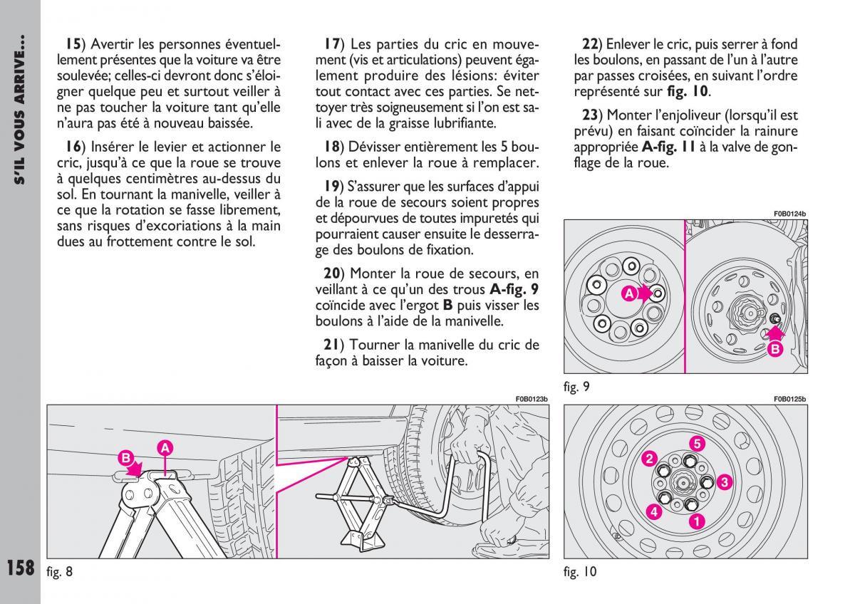 Fiat Ulysse manuel du proprietaire / page 159