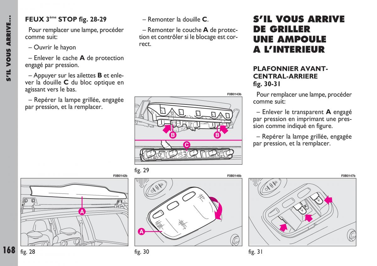 Fiat Ulysse manuel du proprietaire / page 169