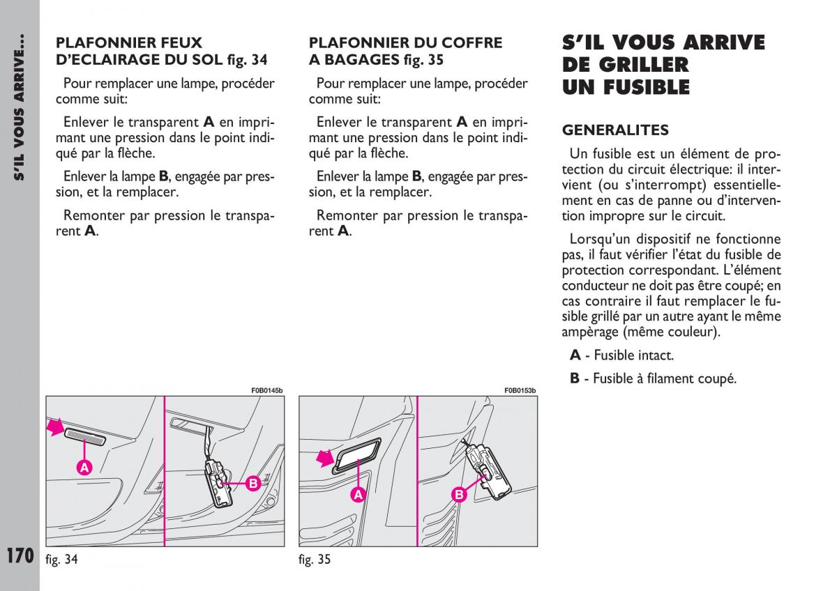 Fiat Ulysse manuel du proprietaire / page 171