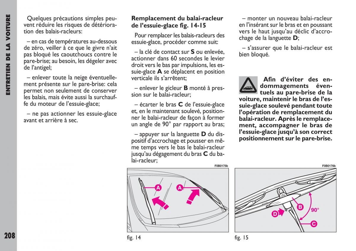 Fiat Ulysse manuel du proprietaire / page 209