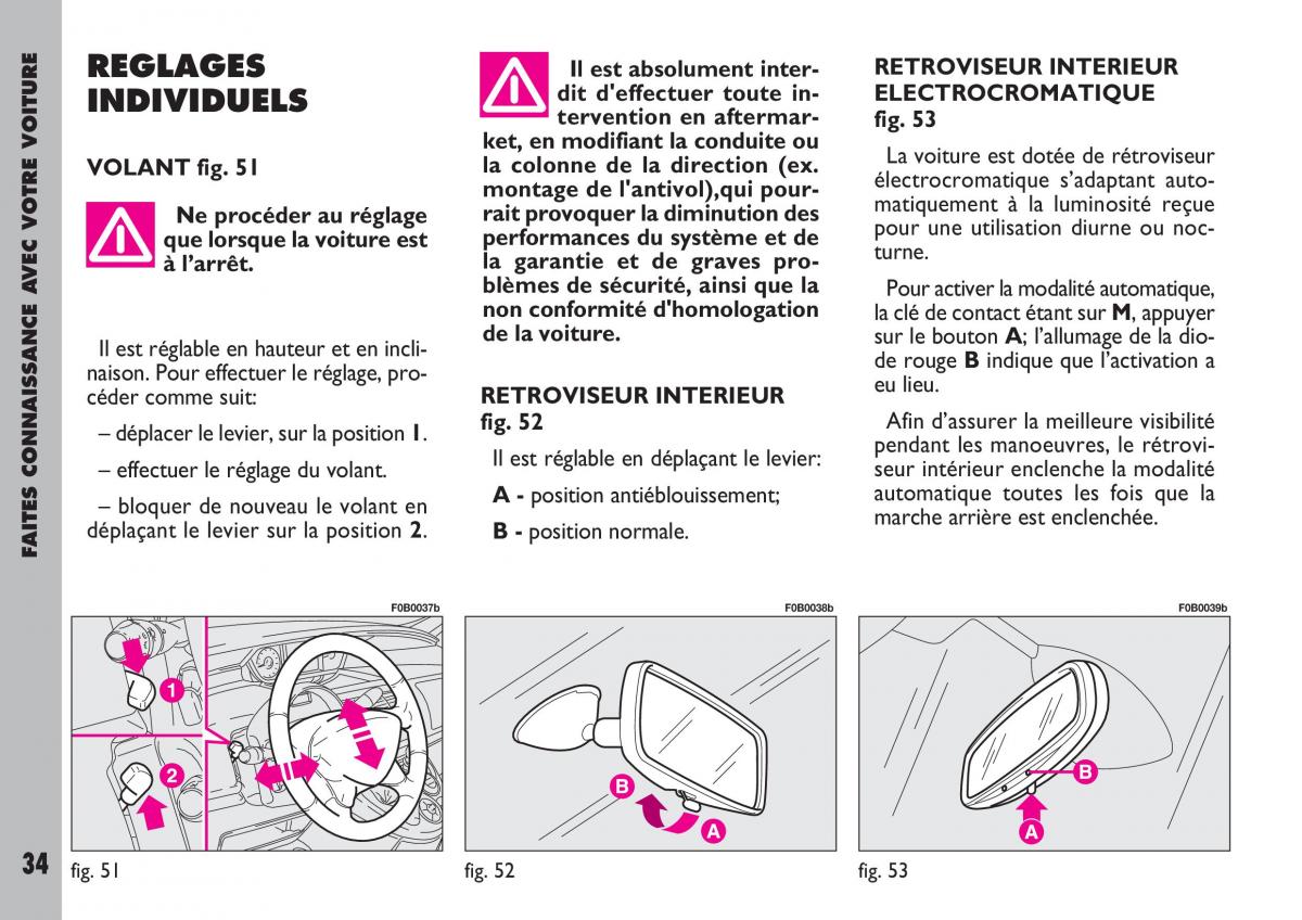 Fiat Ulysse manuel du proprietaire / page 35