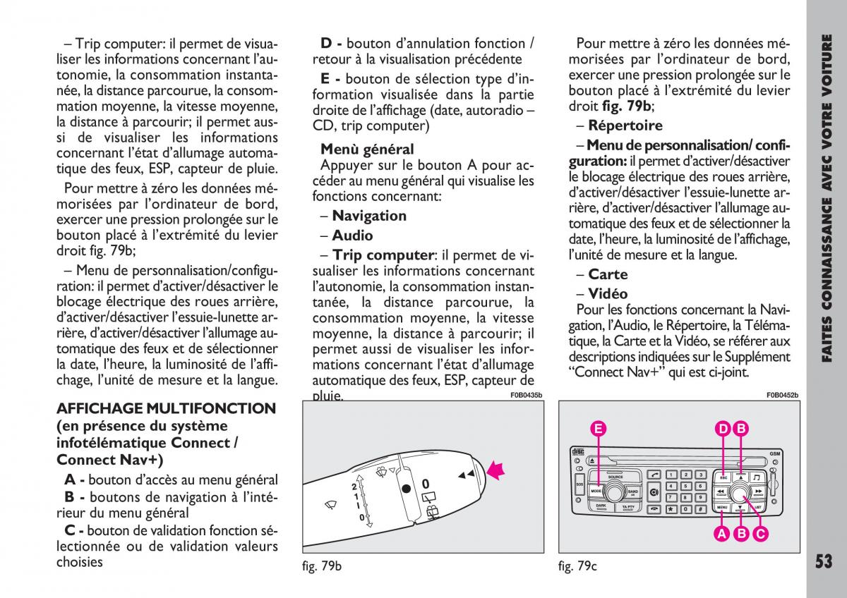 Fiat Ulysse manuel du proprietaire / page 54