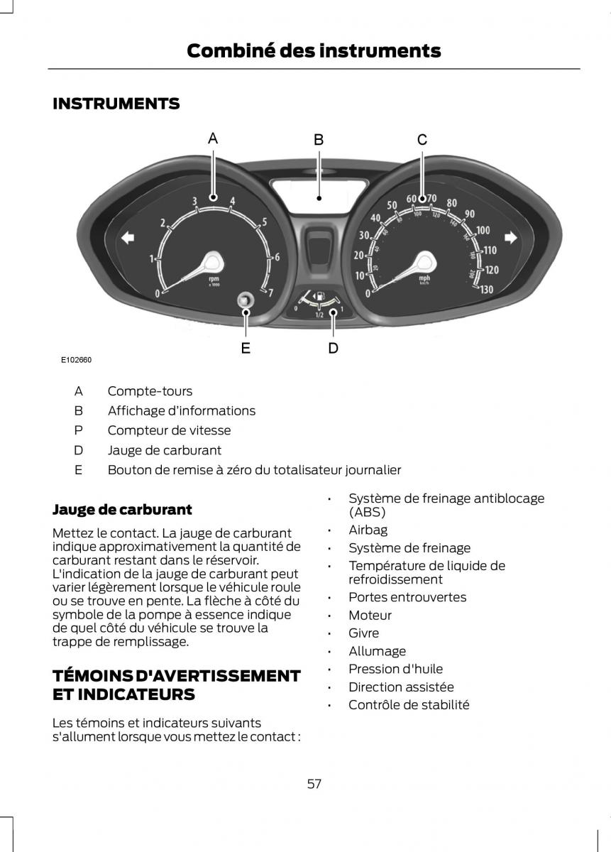 Ford B Max manuel du proprietaire / page 59