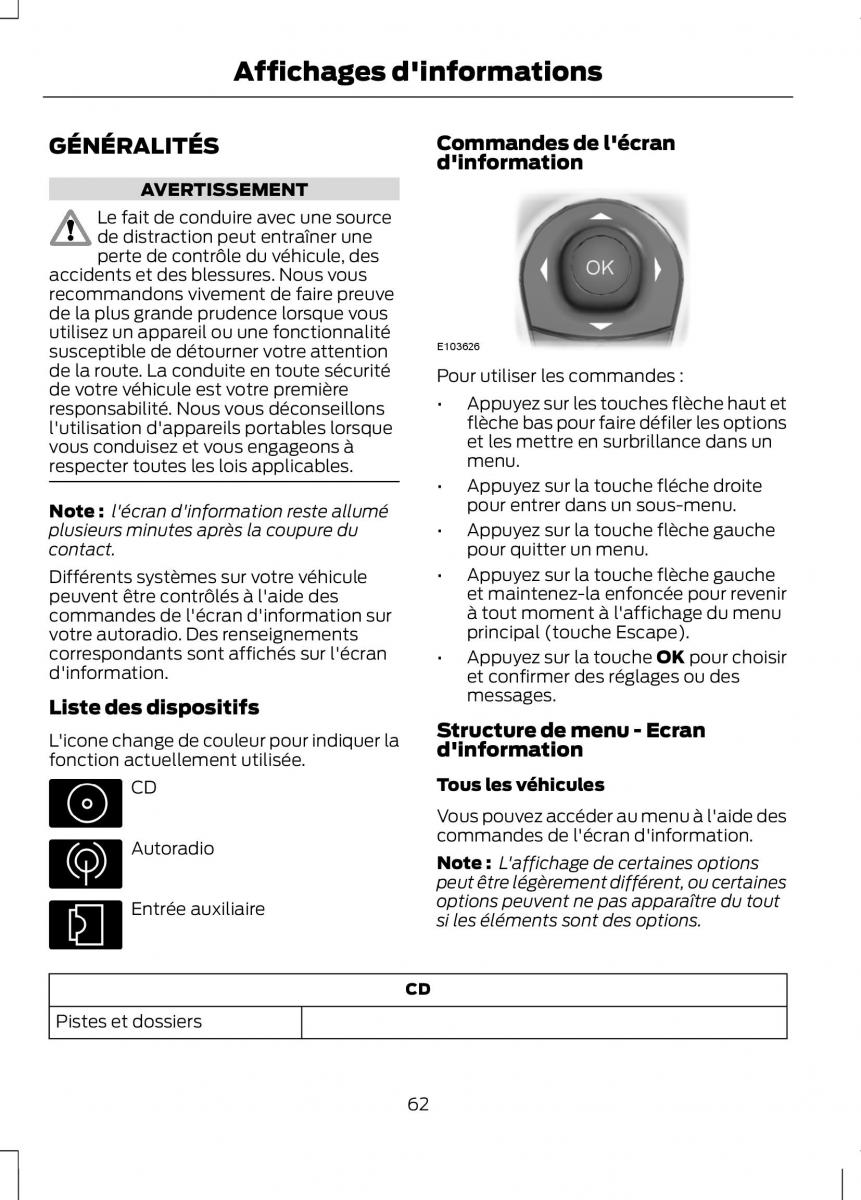 Ford B Max manuel du proprietaire / page 64