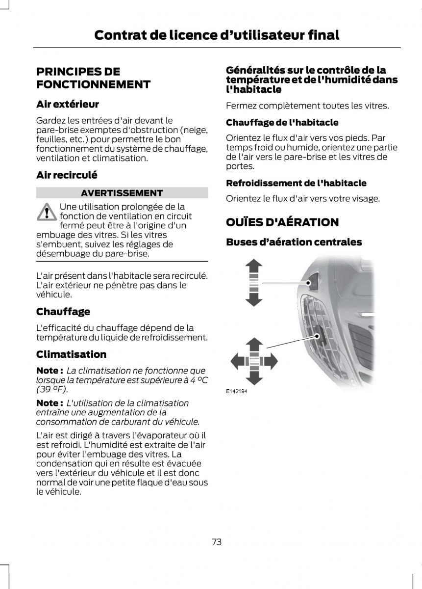 Ford B Max manuel du proprietaire / page 75