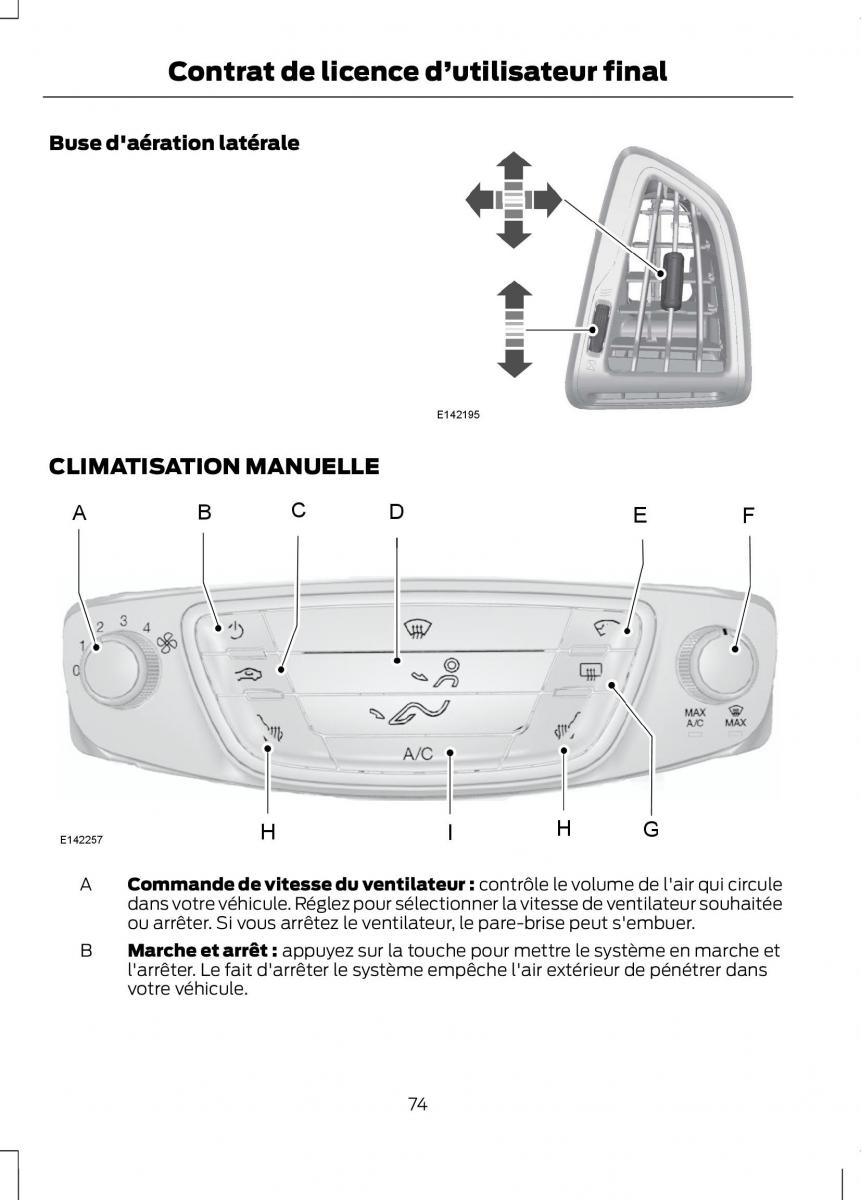 Ford B Max manuel du proprietaire / page 76