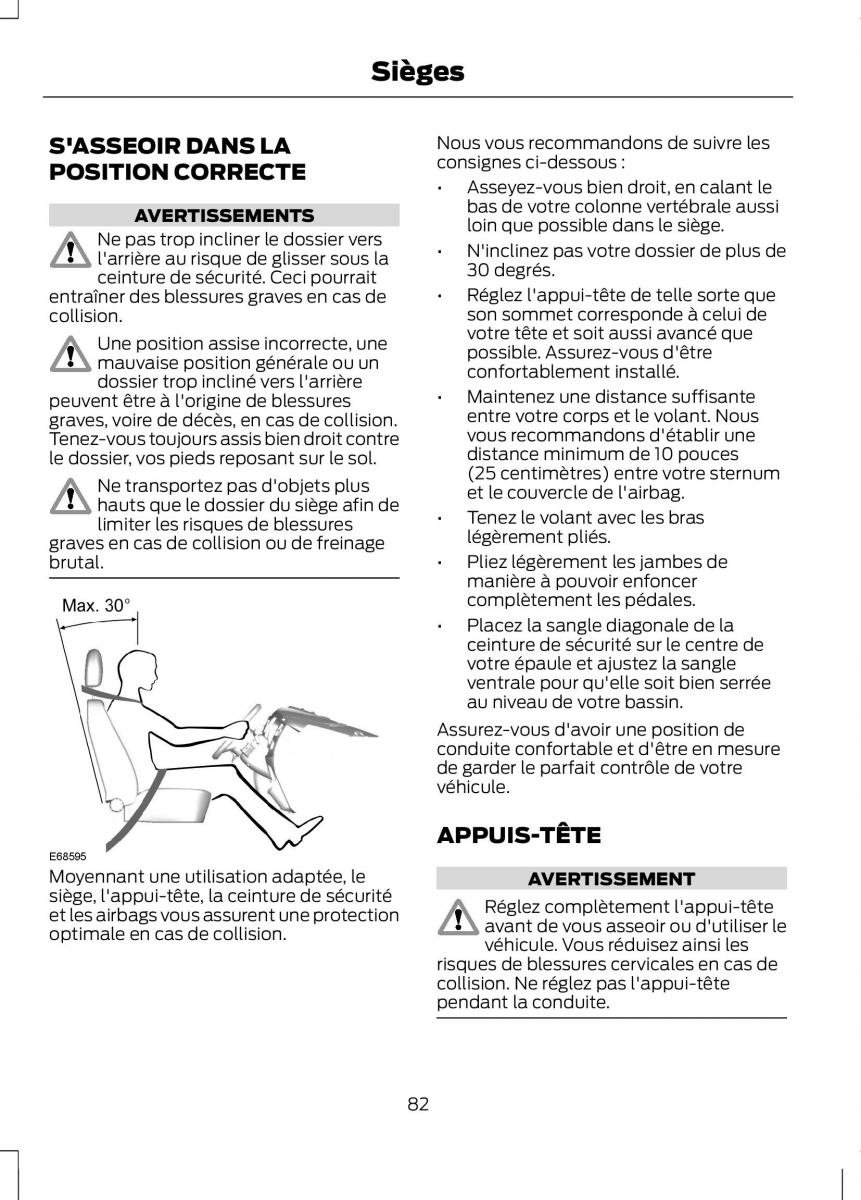 Ford B Max manuel du proprietaire / page 84