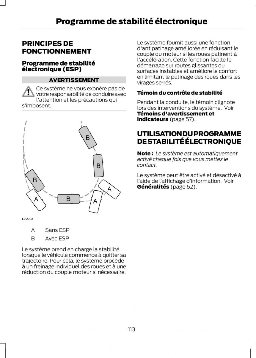 Ford B Max manuel du proprietaire / page 115