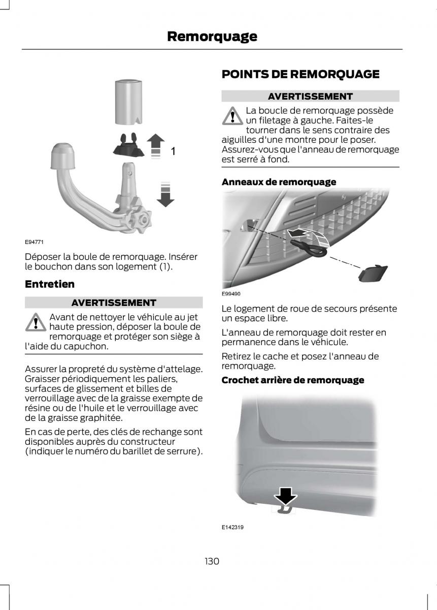 Ford B Max manuel du proprietaire / page 132