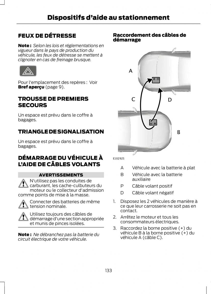 Ford B Max manuel du proprietaire / page 135