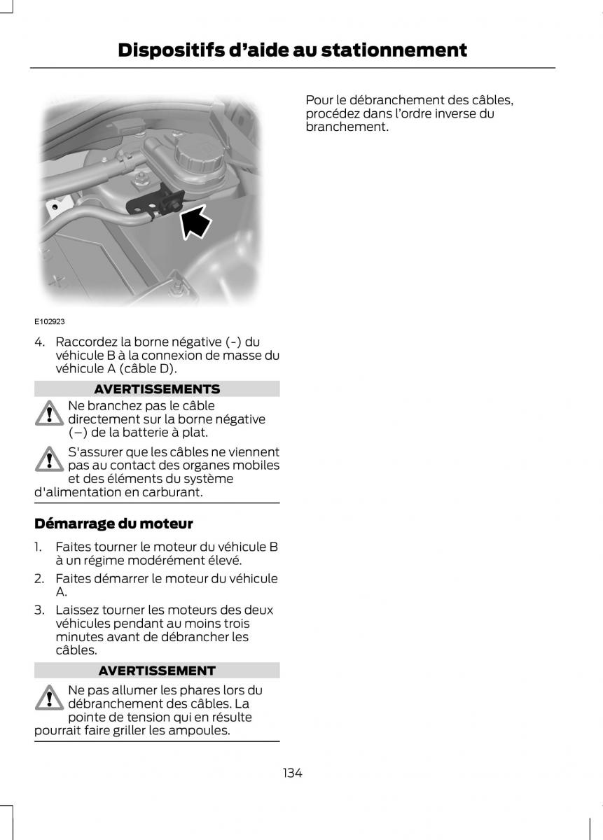 Ford B Max manuel du proprietaire / page 136