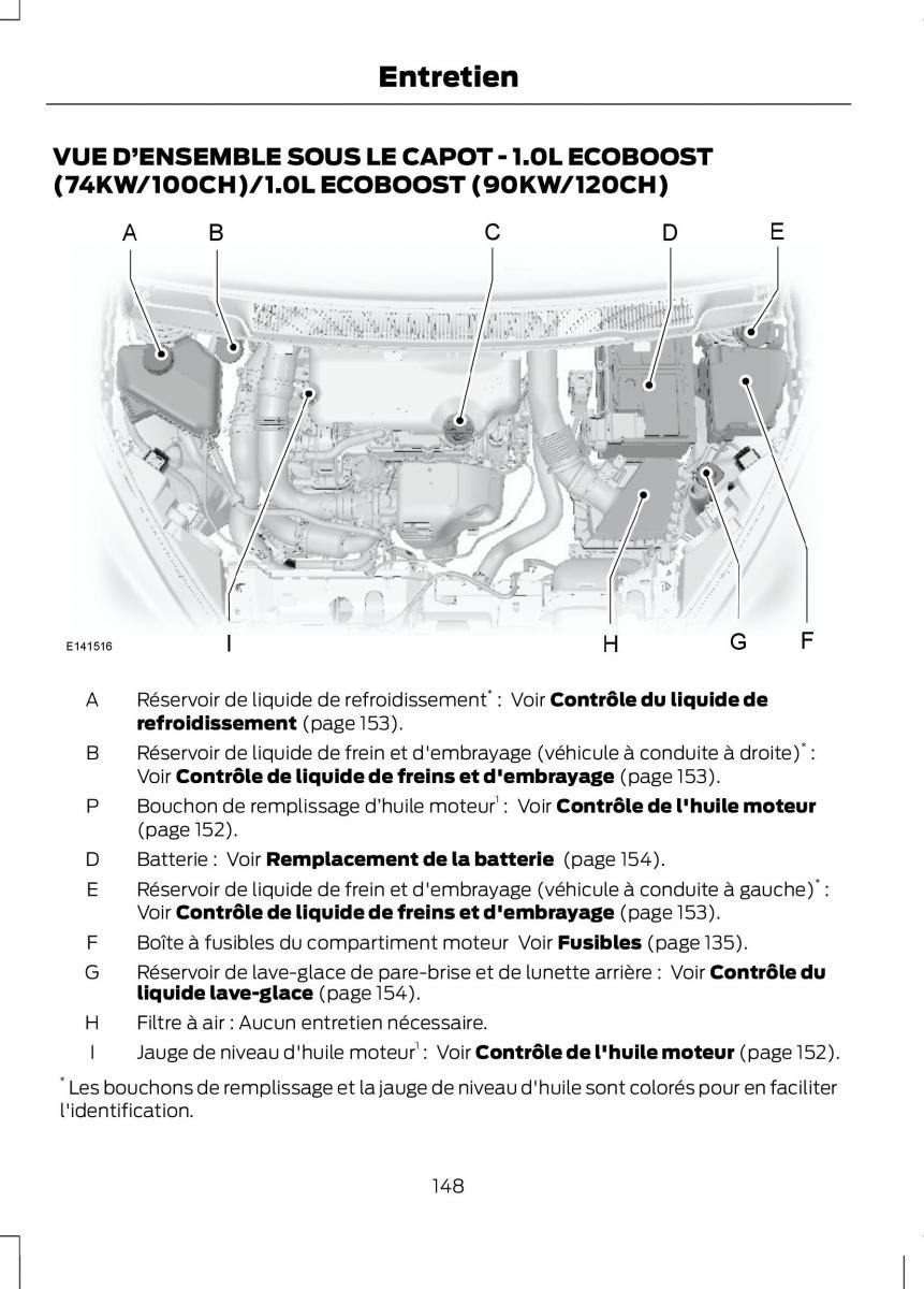 Ford B Max manuel du proprietaire / page 150