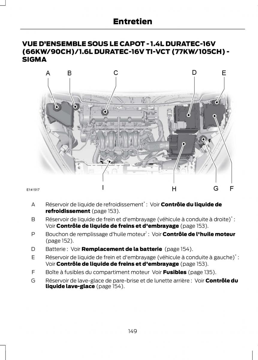 Ford B Max manuel du proprietaire / page 151