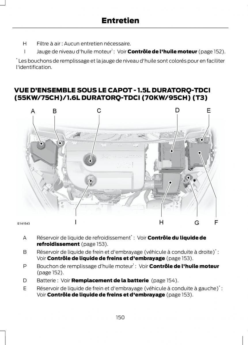 Ford B Max manuel du proprietaire / page 152