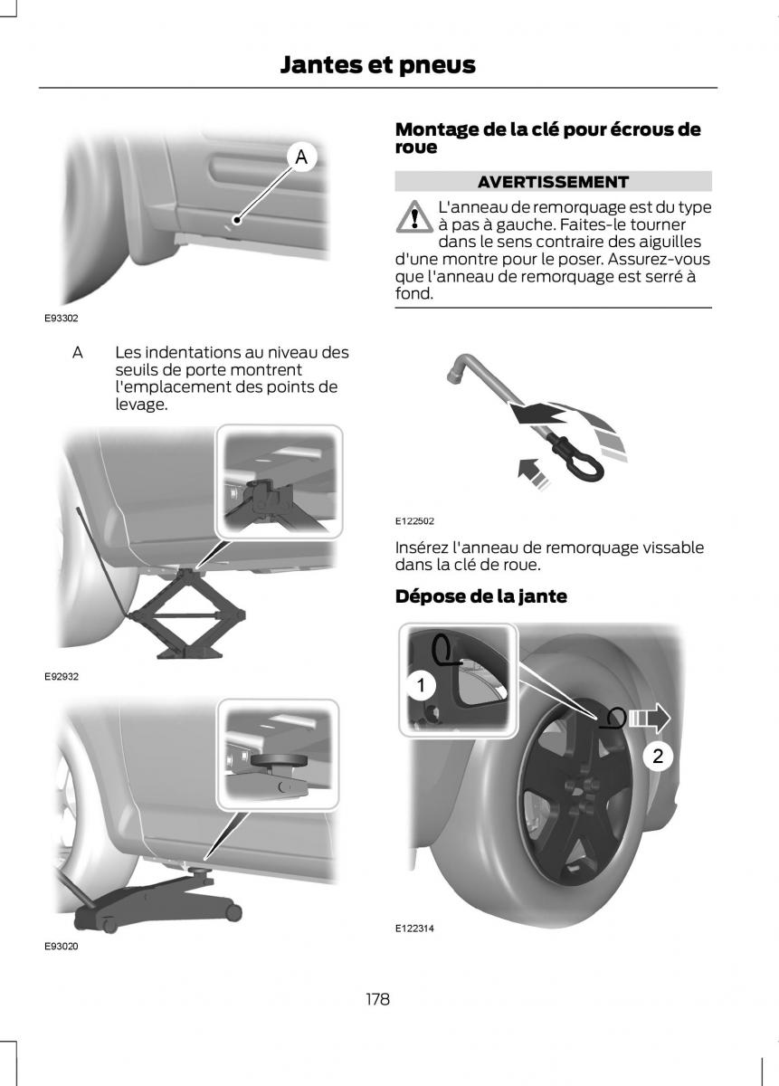 Ford B Max manuel du proprietaire / page 180