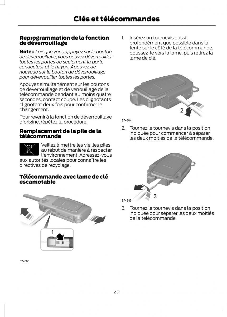 Ford B Max manuel du proprietaire / page 31