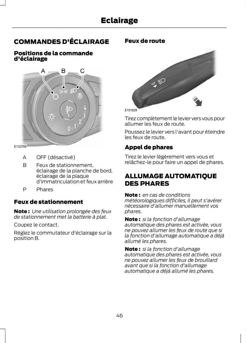 Ford B Max manuel du proprietaire / page 48